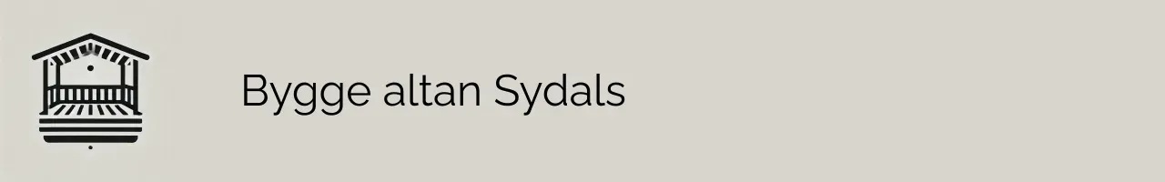 Bygge altan Sydals